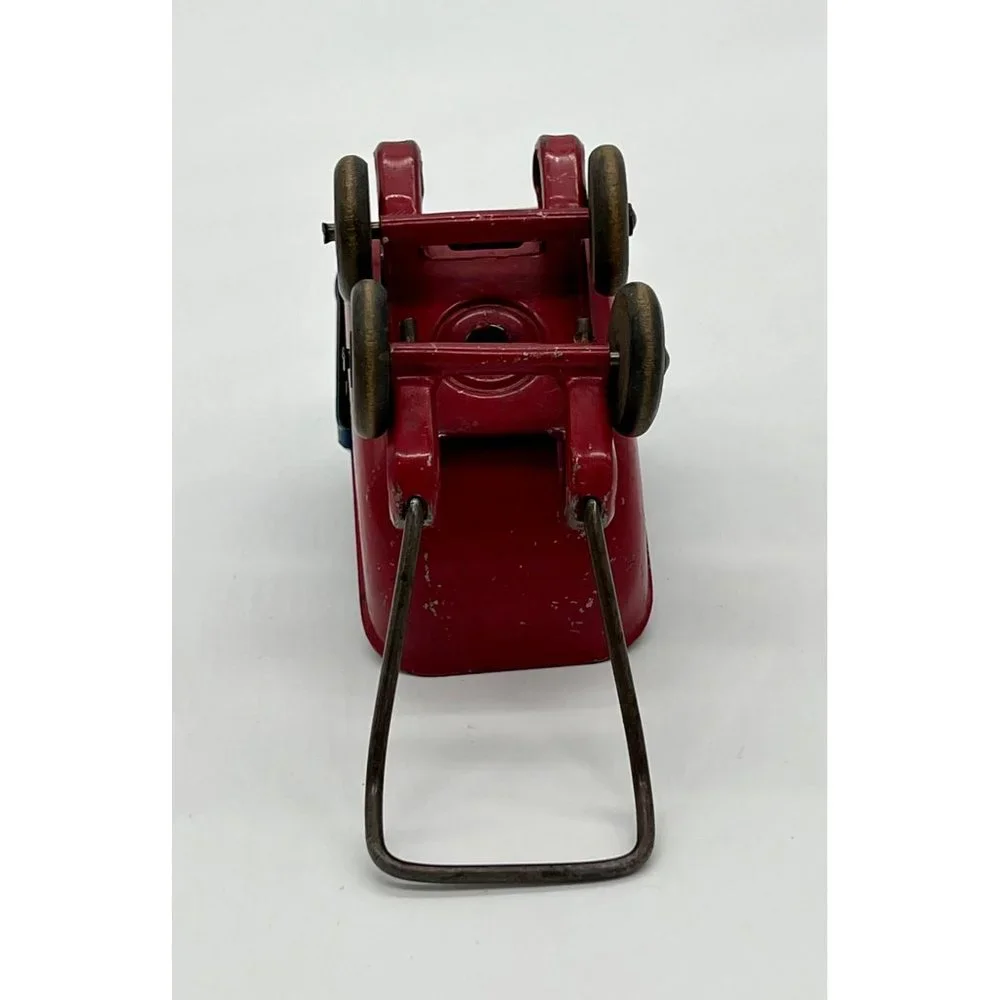 Vintage Wyandotte Tiny Toy Baby Stroller 1930's 6" Long - Picture 8 of 8